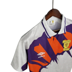 Camisa Escócia Retrô 1991/1993 Branca - Umbro - Esporte Chique - A sua loja de Importações de Artigos esportivos