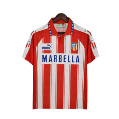 Camisa Atlético de Madrid Retrô 1994/1995 Branca e Vermelha - Puma