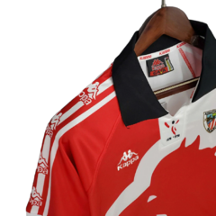 Camisa Athletic Bilbao Retrô 1997/1998 Vermelha e Branca - Kappa - Esporte Chique - A sua loja de Importações de Artigos esportivos