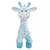 Pelúcia Antialérgica Baby e Decoração Girafinha Azul Bebê 40cm - BUBA