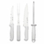 Conjunto de Facas Para Churrasco Master Branco C/ 4 Peças 7800-4 - Mundial