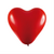 Caixa c/ 250un Balão Latex Coração Vermelho - Regina