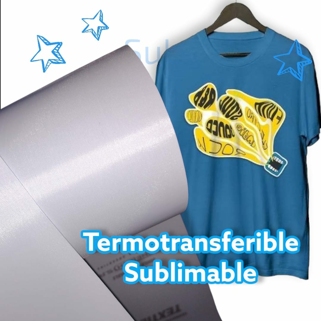 Tela/ vinilo textil sublimable IMPRIMIBLE - El Mundo del Sublimado