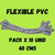 Flexible De Pvc Para Agua 1/2 X 40 Cm 10 Unidades - comprar online