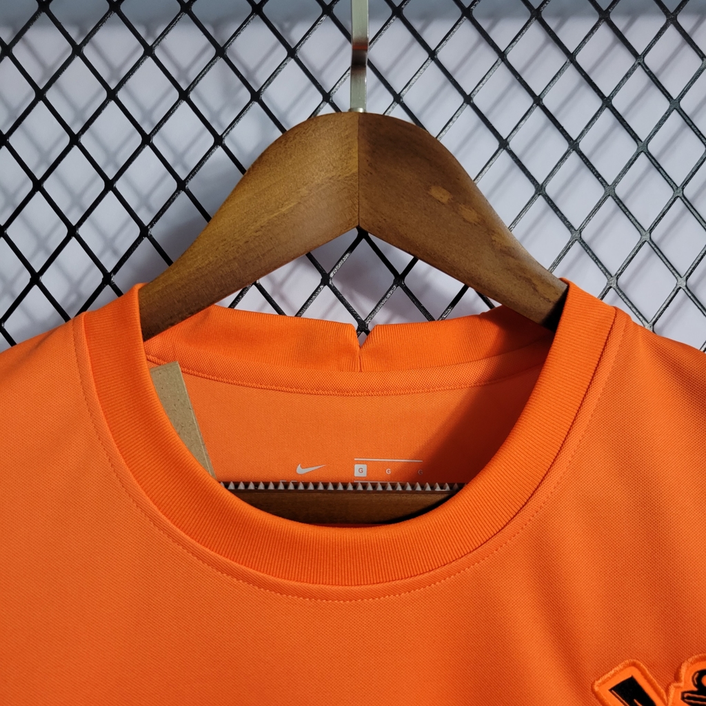 Camisa Regata Treino Corinthians 22/23 Torcedor Nike Masculina - Laranja