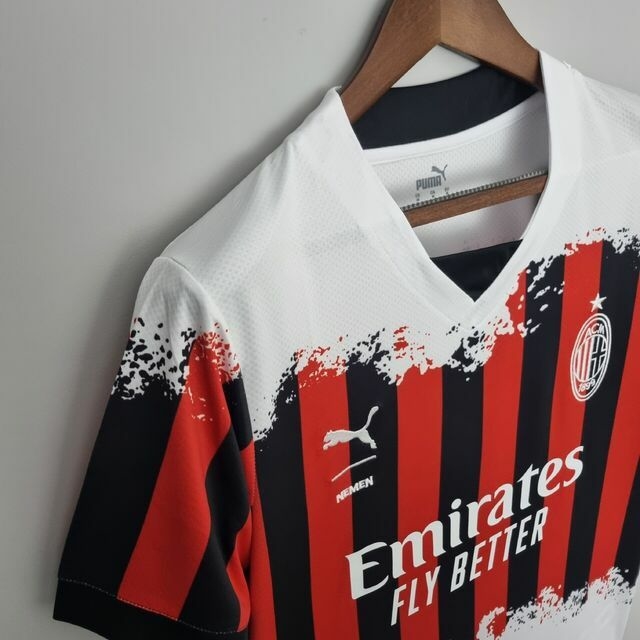 Camisa AC Milan Home 22/23 Torcedor Puma Masculina - Vermelha