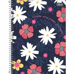 CADERNO ESPIRAL CAPA DURA UNIVERSITÁRIO 1 MATÉRIA CHARME 80 FOLHAS - comprar online