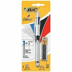 Kit 3 cores + 1 lapiseira - BIC