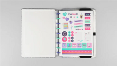 CADERNO LET'S GLITTER SILVER GRANDE 2.0 - comprar online