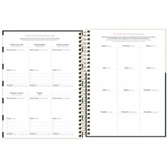 Planner Espiral 17,7 x 24 cm West Village 2024 - Tilibra - comprar online