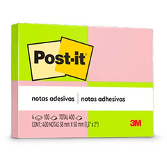 Post-it Neon Rosa/Verde