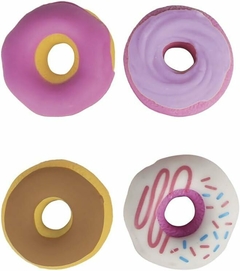 Tilibra - Borracha Lancheira Donuts - Pote com 4 unidades - Tilibra - comprar online