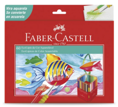 Lápis de cor 60 ecolápis Aquarelável Faber-Castell