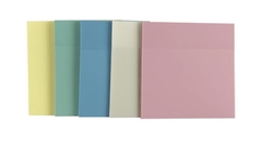 ￼Bloco Adesivo Transparente Clear Notes - YES - Colorido/Tom Pastel - pacote com 50 folhas (Tipo Postit) - comprar online