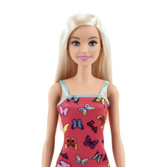 Barbie Fashion & Beauty Boneca Vestido Vermelho de Borboletas - comprar online