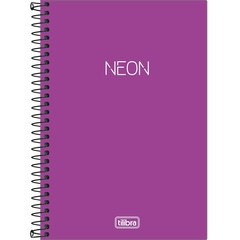 Caderno Espiral Capa Plástica 1/4 Sem Pauta Neon - 80 Folhas - loja online