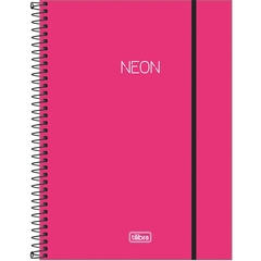 Caderno Espiral Capa Plástica Universitário 1 Matéria Neon (80 Folhas) - loja online