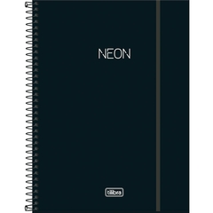Caderno Espiral Capa Plástica Universitário 1 Matéria Neon (80 Folhas) na internet