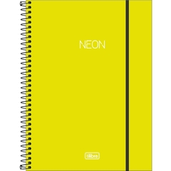 Caderno Espiral Capa Plástica Universitário 1 Matéria Neon (80 Folhas) - comprar online