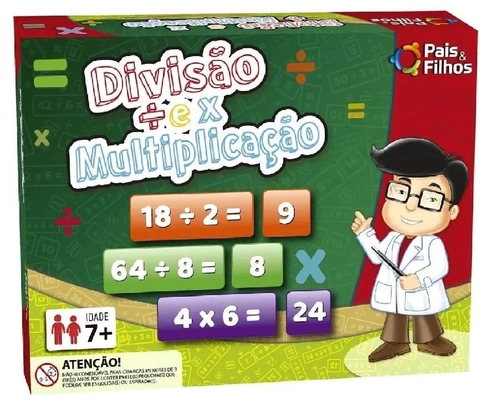 Jogo Educativo Divisão e Multiplicação Matemática Dengoso em Promoção na  Americanas