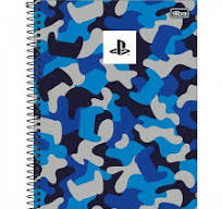 Caderno PlayStation Brochura Universitário Capa Dura 2024 80 Folhas 200 x 275mm Tilibra na internet