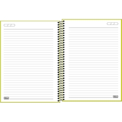 Caderno Espiral Capa Plástica Universitário 10 Matérias Neon (160 Folhas) - comprar online