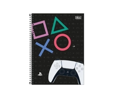 Caderno PlayStation Brochura Universitário Capa Dura 2024 80 Folhas 200 x 275mm Tilibra