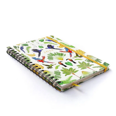 AGENDA PLANNER C/CHECKLIST 17,3X24CM WIRE-0 PASSAROS TROPICAL BRANCI 2024 - CICERO - comprar online