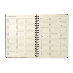 AGENDA PLANNER C/CHECKLIST 17,3X24CM WIRE-0 PASSAROS TROPICAL BRANCI 2024 - CICERO - loja online