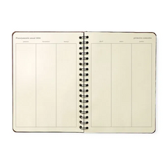 AGENDA PLANNER C/CHECKLIST 17,3X24CM WIRE-0 PASSAROS TROPICAL BRANCI 2024 - CICERO na internet