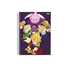Caderno Universitário 10 Matérias Dragon Ball 160 Fls S.D Prata