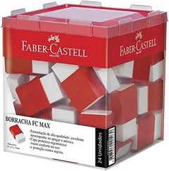 Borracha Branca Pequena com Capa Plástica Faber-Castell - comprar online