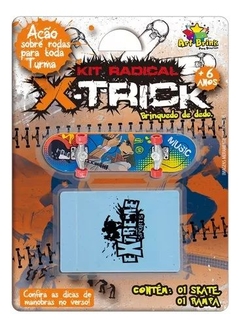 Skate de dedo com rampa - Kit radical X Trick