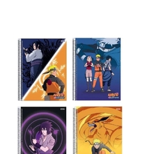 Caderno Universitário 10 Matérias Naruto 160 Fls S.D Ouro