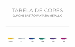 Guache Bastão Fantasia Metallic - Acrilex na internet