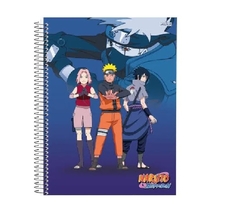 Caderno Universitário 10 Matérias Naruto 160 Fls S.D Ouro - Loja do Estudante