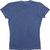 T-Shirt Femenina Estonada Azul 100%Algodao Premium Sustentável - comprar online