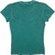 T-Shirt Femenina Estonada Verde 100%Algodao Premium Sustentável - comprar online