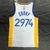 Imagem do Golden State Warriors Association Edition Curry 2974 Pontos 75º NBA 21/22 - Masculina - Branca