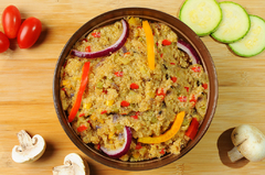 Risotto de quinoa con vegetales