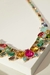 Maxi colar folheado com cristal coloridos fusion na internet