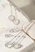 Imagem do Escapulário prata com madrepérola e coração