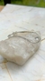 Pulseira riviera prata branco 3 pontas 3mm - comprar online