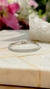 Pulseira riviera prata branco 3 pontas 3mm na internet