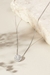 Conjunto de prata redondo mini cravação zirconias brancas - loja online