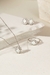 Colar prata com opalina oval e zirconia branca - Schmidt Pedras