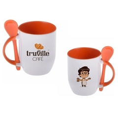 Caneca mágica com colher Truville - Rutinha