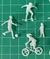 10 Figuras 1:64 1:75 Esporte Crianças Bicicleta S/ Pintar - comprar online