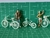 Imagem do 3 Bicicletas Miniatura escalas Maquete Terrário S/ Pintar
