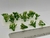 18 Mini Flores H=2cm Arbusto - comprar online